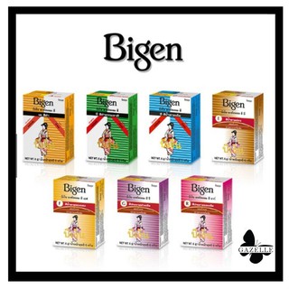 Bigen Hair coloring บีเง็น ผงย้อมผม เลือกได้หลายสี แบบกล่องปริมาณ(6กรัม)