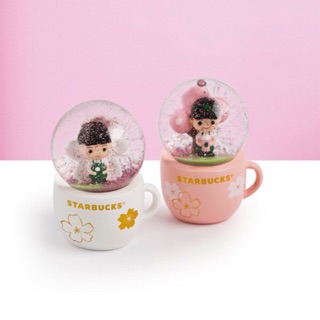 Starbucks globe crystal ball 2 แบบ magnet