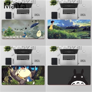 แผ่นรองเมาส์คีย์บอร์ดพิมพ์ลาย Totoro Anime DIY คุณภาพสูงขนาดใหญ่สําหรับเล่นเกมส์