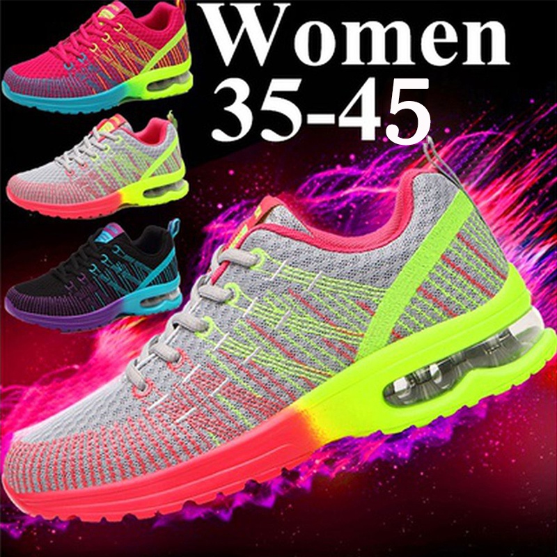 Women39s Casual Fashion Ladies Air Cushion Lightweight Training Shoes Mesh Breathable Sneakers 7467