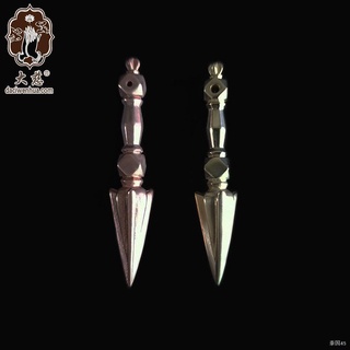 ✉◄Yaqing ทองแดงบริสุทธิ์ Puba สาก Vajra peg จี้ทิเบตพุทธเครื่องดนตรีทองแดงสีแดงรุ่นปัดเศษวิญญาณชั่วร้ายขนาดเล็กรุ่น to d