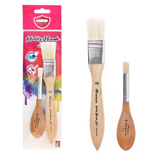 Master Art มาสเตอร์อาร์ต ชุดพู่กัน ฮอบบี้ เบอร์ 3/8 และ 25 มม.