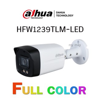 กล้องวงจรปิด Dahua รุ่น HAC-HFW1239TLM-A-LED ความละเอียด 2 ล้านพิกเซล FULL Color Lens 3.6mm