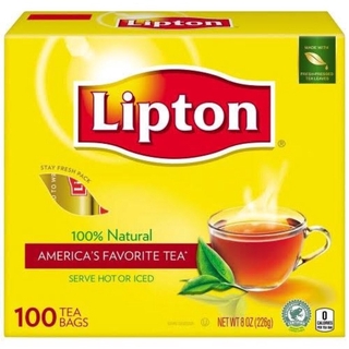 Lipton 100% Natural TEA ชาแบ่งขาย 1 ซอง 2g