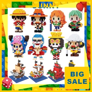 ตัวต่อเลโก้นาโนวันพีชแบบเฟือง Linkgo One Piece Nanoblock Size L