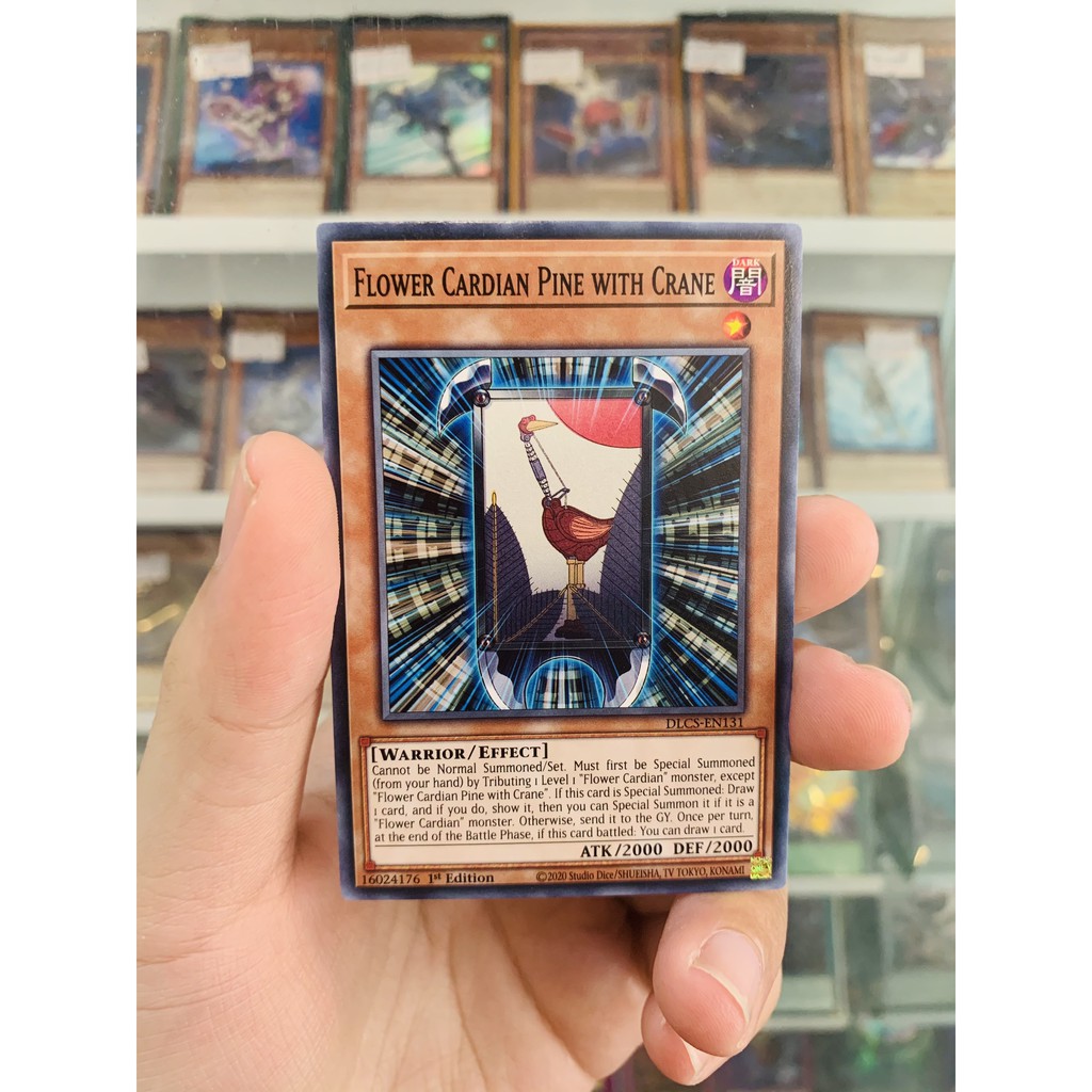 Yugioh! Odd Card Code DLCS-EN131 - Pine Cardian Flower with Crane - Common - รุ่นที่ 1