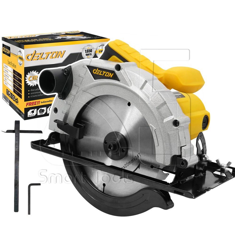 Delton เลื่อยวงเดือน 7 นิ้ว 1,650W รุ่นท๊อป DTC-689 แถมฟรี!! ใบเลื่อยวงเดือน 24 ฟัน