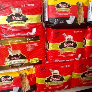 แพมเพิสสุนัขตัวผู้ Dono Male รุ่น Gold โอบิใส่ง่าย ซึมซับมาก แห้งเร็ว นุ่มสบาย ปรับขนาดง่าย