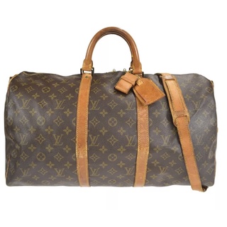 LOUIS VUITTON KEEPALL 50 BANDOULIERE HAND BAG MONOGRAM