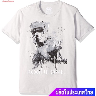 เสื้อเด็กหญิง เสื้อยืดลำลอง Star Wars Mens Rogue One Dripping Trooper T-Shirt Short sleeve T-shirts