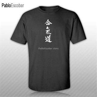 เสื้อยืด ผ้าฝ้าย พิมพ์ลายศิลปะการต่อสู้ Aikido คุณภาพสูง สไตล์ญี่ปุ่น แฟชั่นสําหรับผู้ชาย ไซซ์ S M L Xl 2Xl 3XlSize S-5X