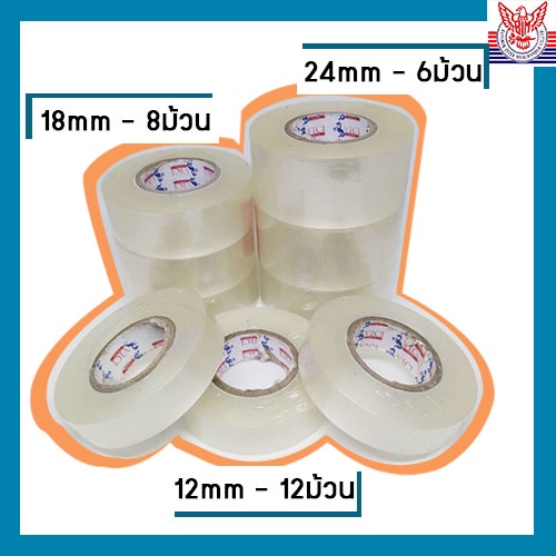 เทปใสม้วนเล็กแกน1 นิ้ว Vici แพ็คกล่อง 12 /18 /24mm 36หลา นิ้ว เทปกาวคุณภาพ เกรดงานออฟฟิส แพ็คของ กาวเหนียวแกน1นิ้ว