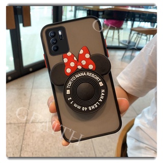 มีของพร้อมส่ง เคสโทรศัพท์ OPPO Reno6 Z 5G Reno 6 Pro Reno 5 Pro 4Pro 4Z Reno5 Reno4 A54 A74 A94 A15s A15 A53 New cute cartoon stand holder Phone Case Hard Cover for OPPO Reno 6Z Reno6Z