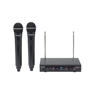 SAMSON STAGE 212 ระบบ VHF ไร้สายแบบใช้มือถือความถี่สองช่องความถี่ (173 ถึง 198 MHz) ราคาต่อ 1 ชุด ของแท้ 100%