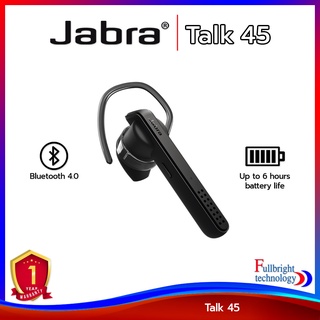 Jabra Talk 45 Bluetooth Headset หูฟังบลูทูธสำหรับสนทนา เสียงสนทนาคมชัด รับประกันศูนย์ไทย 1 ปี