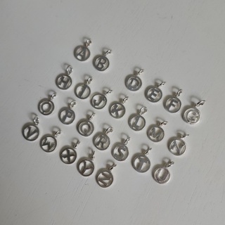 Me.phenomenal : Alphabet pendant - O-Z (silver925/เงินแท้925)