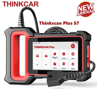 【COD】THINKCAR Thinkscan Plus S7 OBD2 เครื่องสแกนเนอร์วินิจฉัยน้ํามัน S4 S2 EPB DPF SAS TPMS Reset ABS SRS ECM TCM BCM IC AC System Car OBD 2 EOBD vs Thinktool Mini