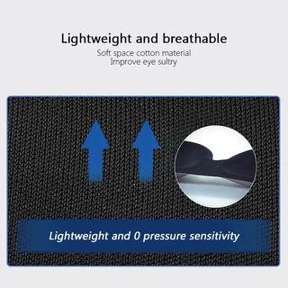 Premium Sleep Mask - ดีไซน์ทึบแสง 3 มิติพร้อมแถบปรับระดับได้แบบนุ่ม​​