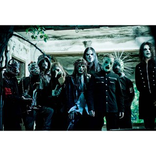 โปสเตอร์ Slipknot สลิปน็อต Heavy Metal Rock Music Poster รูปภาพติดห้อง ตกแต่งผนัง โปสเตอร์วงดนตรี โปสเตอร์ติดผนัง