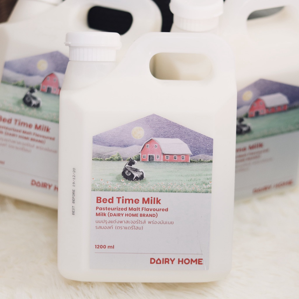 [ Free Delivery ]Dairy Home Bed Time Milk 1.2ltr. X 3 PC Cash on