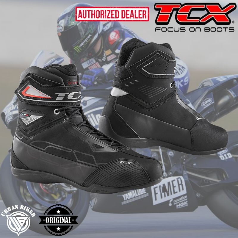 TCX-9057W RUSH 2 WaterProof-BLACK (แท้) รองเท้า Motocycle/Motocycle Boot/Riding Boot/Riding Shoes