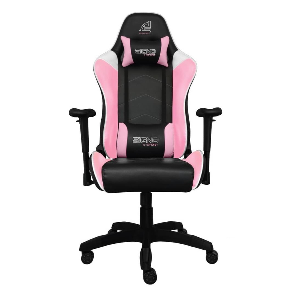 SIGNO E-Sport GC-202BP BAROCK Gaming Chair เก้าอี้เกมมิ่ง - สีชมพู