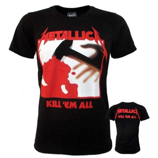 Metallica KillEmAll theMAXX เสื้อเชิ้ตวงร็อค ไซซ์ M L XL