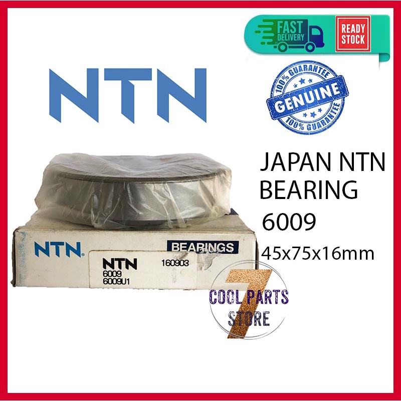 6009 NTN Japan Bearing 6009 (45 X 75 X 16mm)