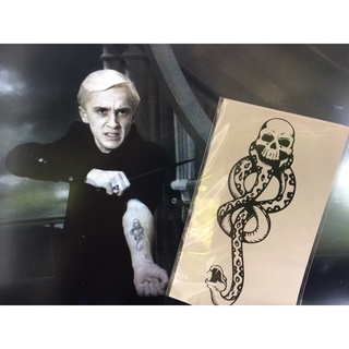 Tattoo ผู้เสพความตาย (แทททู Death Eaters) - Harry Potter (แฮร์รี่พอตเตอร์) เดรโก มัลฟอย