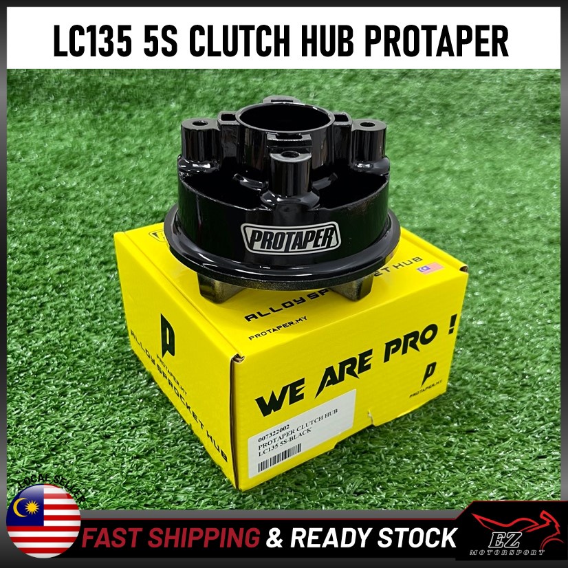 Protaper คลัทช์ Hub Sprocket Hub สีดํา YAMAHA LC135 5S LC135 5SPEED LC5S 55C