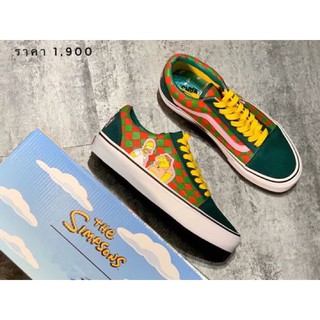 VANS OLD SKOOL THE SIMPSONS GREEN