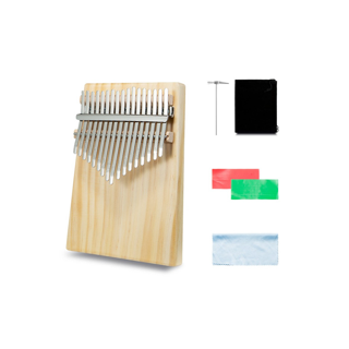 ส่งไวจากไทย เครื่องดนตรีคาลิมบาไม้ 17 คีย์ Spruce natural kalimba