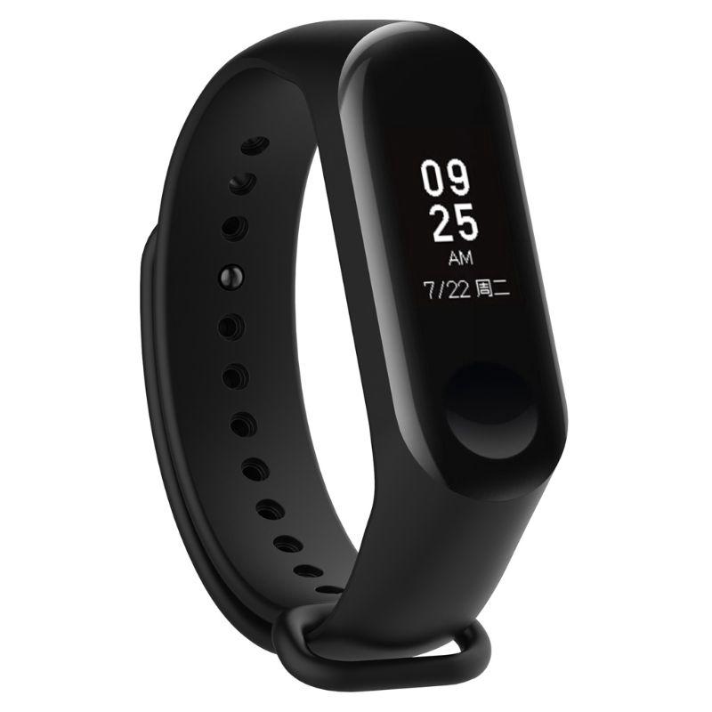 สายนาฬิกาข้อมือซิลิโคนสำหรับ Xiaomi Mi Band 4 3