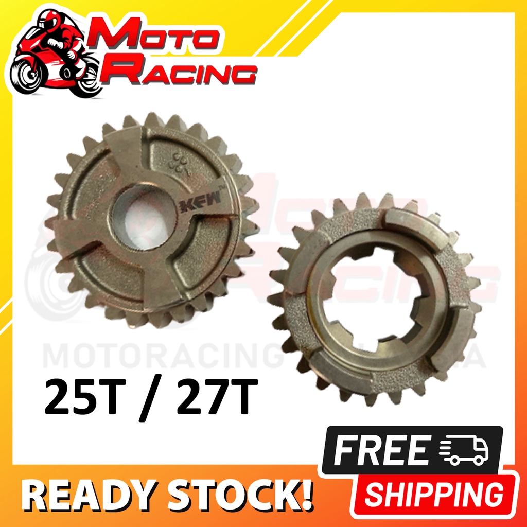 RXZ KFW RACING GEAR 6TH 25T 27T GEARBOX GEAR BOX GIGI