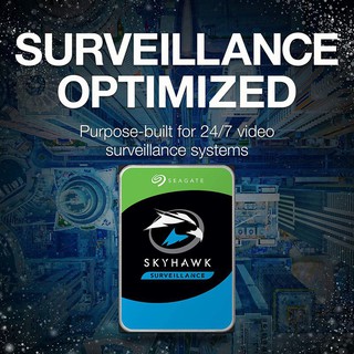 SEAGATE SKYHAWK SURVEILLANCE FOR CCTV 1TB / 2TB / 4TB / 8TB ***ของใหม่พร้อมส่ง***