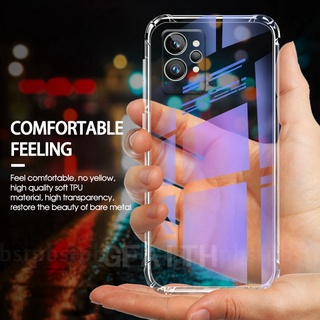 2022 เคสโทรศัพท์ Realme GT2 Pro New TPU Silicone Transparent Full Shockproof Soft Case Ultra -Thin Airbags Four Corners Protect Cover เคส RealmeGT2Pro