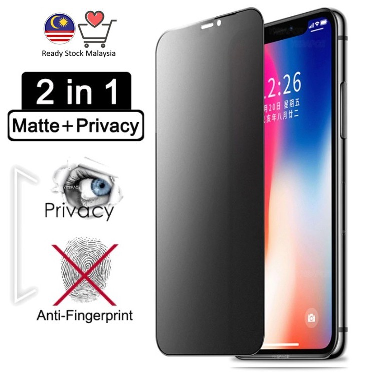 Huawei Honor Matte Privacy Screen Glass X6 X7 X8 X7A X7B X8A Y9 Prime Y9S X9 10 Y6P P30 8A 8S 8x 9x 