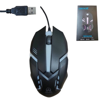 เมาส์ARROWX YDK-SK-WM150 Mouse USB มีไฟเปลี่ยนสีได้