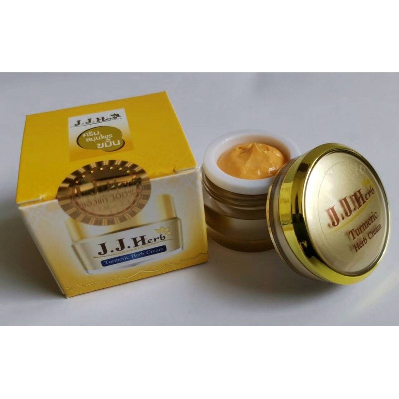 ครีมขมิ้นไพล JJ Herb ขนาด 6 กรัม *ของแท้ ไม่แท้ยินดีคืนเงิน*
