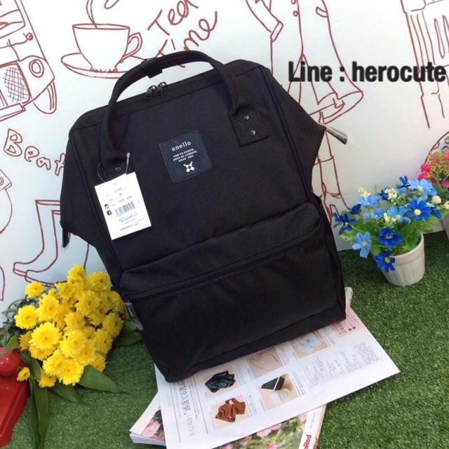 ANELLO LIMITED EDITION All Black backpack ส่งฟรีEMS