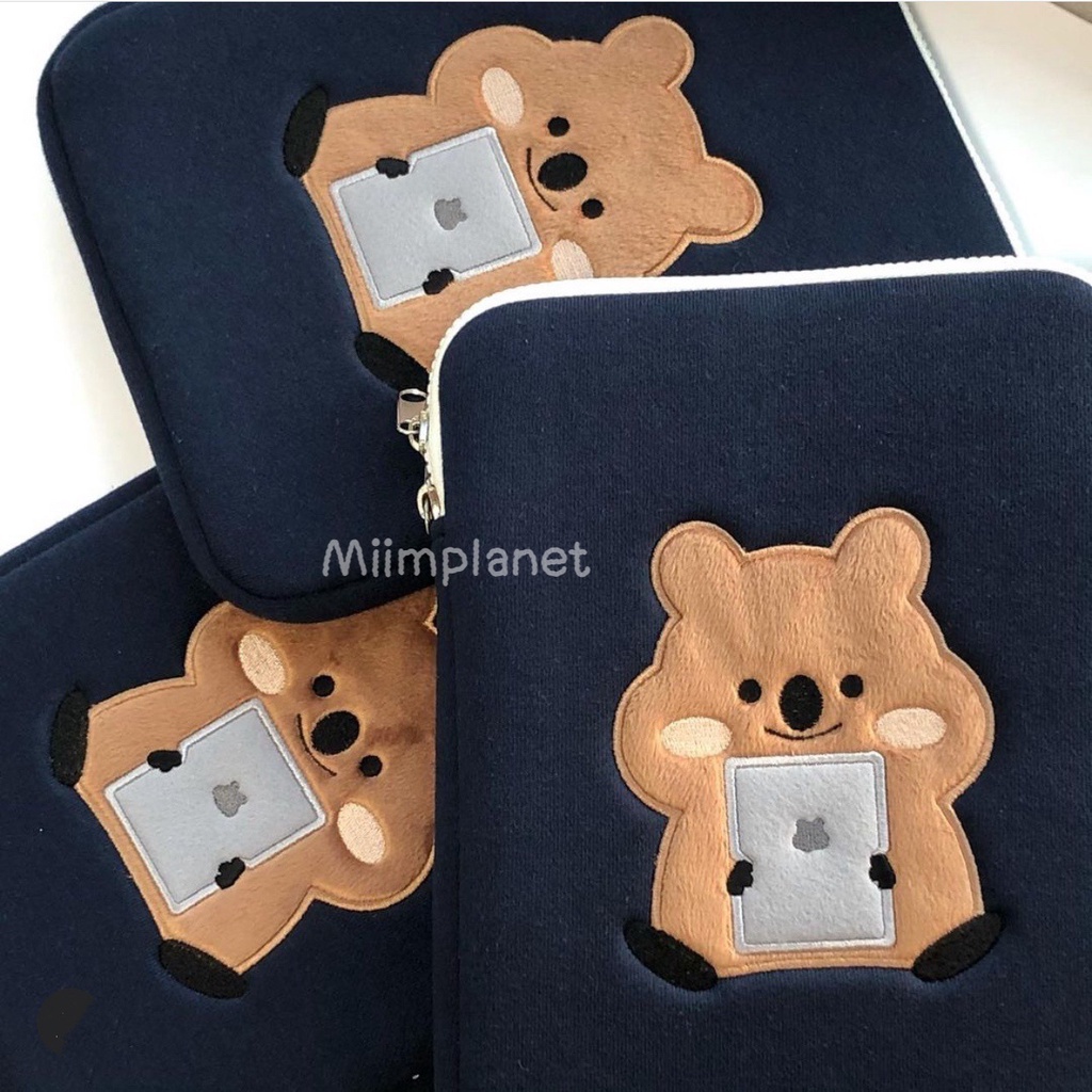 (พร้อมส่ง) กระเป๋าสำหรับไอแพด Tablet โน๊ตบุ๊ค Squirrel🐿 มีช่องใส่ปากกา เคส soft case กระเป๋าใส่แล็ปท็อป Laptop Notebook