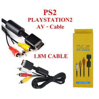 AV Cable สำหรับ Sony PlayStation PS2 PS3 สายต่อภาพ