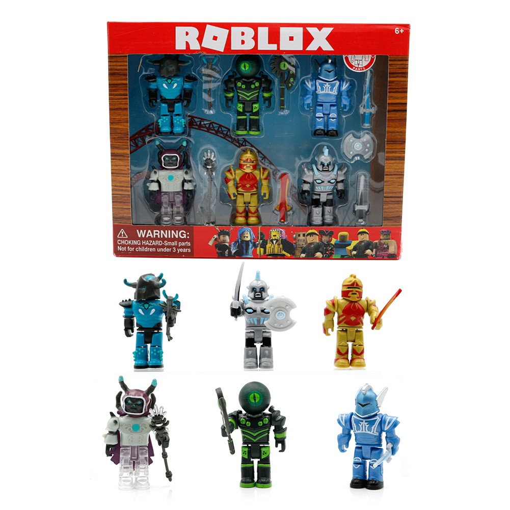 Kids Toys Masters Of Roblox Six Figure Pack Mix Match Parts