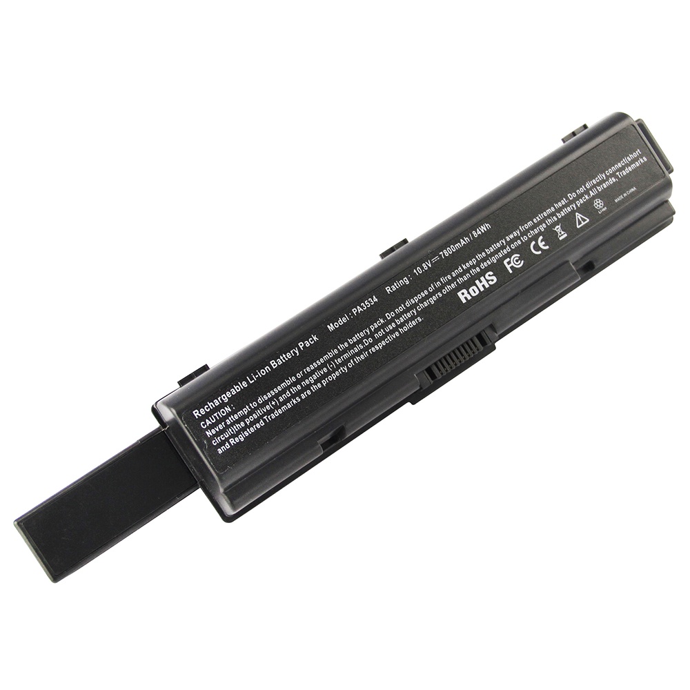 7800mAh for Toshiba Laptop battery PA3534 PA3533U PA3534U PA3535U AX 52E T30 T31 TX 65C A200 A210 A2