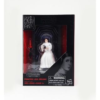 3.75 Princess Leia Organa 04 - Star Wars The Black (Titanium) Series