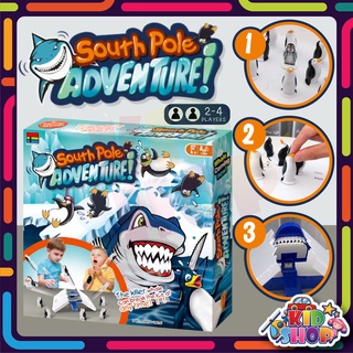 ของเล่น เกมบาลานซ์ เพนกวิน ปลาฉลามจำลอง เเพนกวิน ยืนบนพื้นหิมะ South Pole ADVENTURE