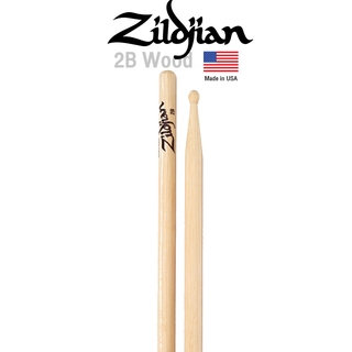 Zildjian®  Drumsticks ไม้กลอง Hickory 2B รุ่น Z2B ** Made in USA **