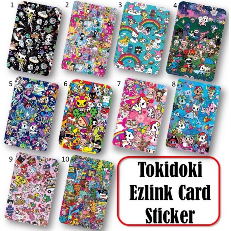 สติ๊กเกอร์การ์ด Tokidoki Ezlink