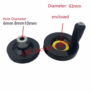 Cnc สกรูนํา T8 T6 T10 ทรงสี่เหลี่ยมคางหมู เส้นผ่าศูนย์กลาง 8 มม. 6 มม. 10 มม. ล้อมือ 63 มม. สําหรับเครื่องพิมพ์ 3D