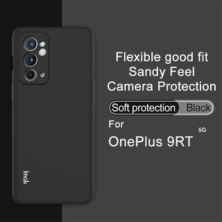 Original Imak เคสซิลิโคน TPU แบบนิ่ม เนื้อแมตต์ บางพิเศษ พร้อมสายคล้อง สําหรับ OnePlus 9RT 5G